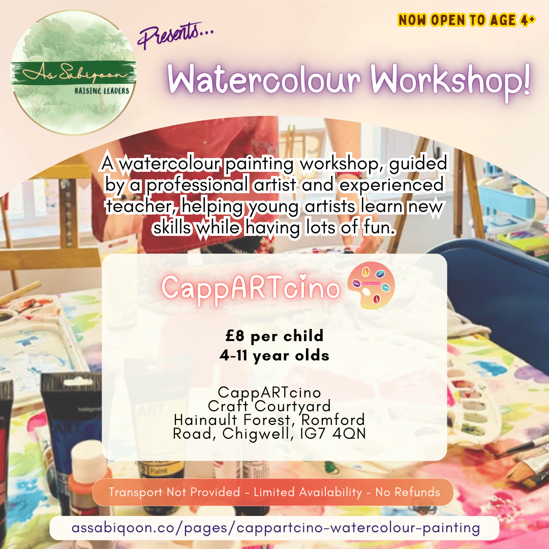 Watercolour Painting at CappARTcino | 04/02/26 | London Home Education Community Workshop