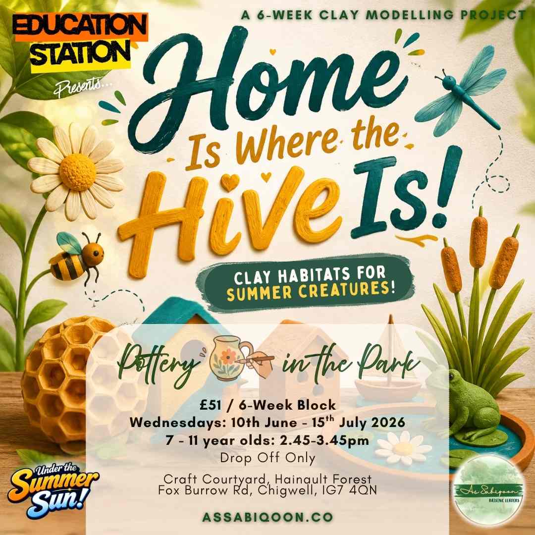 Home is Where the Hive is | Clay Modelling | As Sabiqoon London Home Education Community Workshop