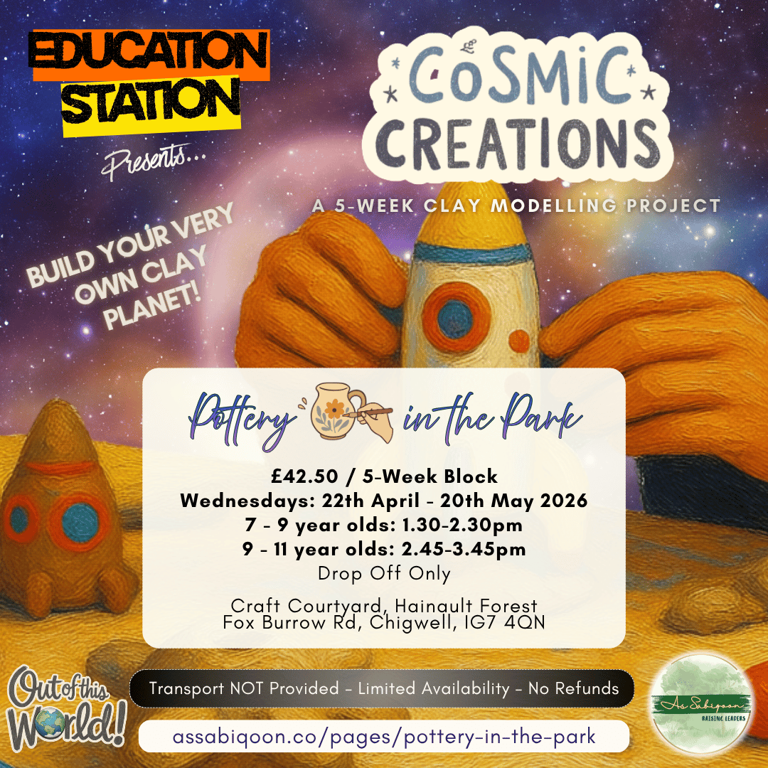 Cosmic Creations | Clay Modelling | As Sabiqoon London Home Education Community Workshop